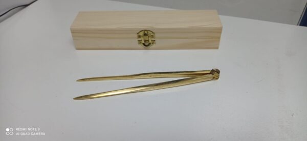 Compás Punta Seca Caja de Madera - Imagen 4