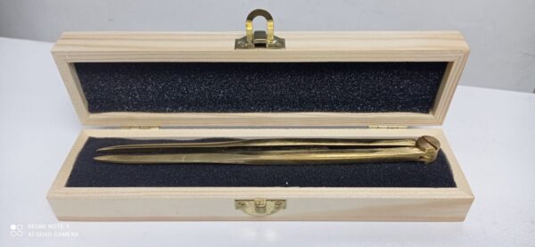 Compás Punta Seca Caja de Madera - Imagen 2