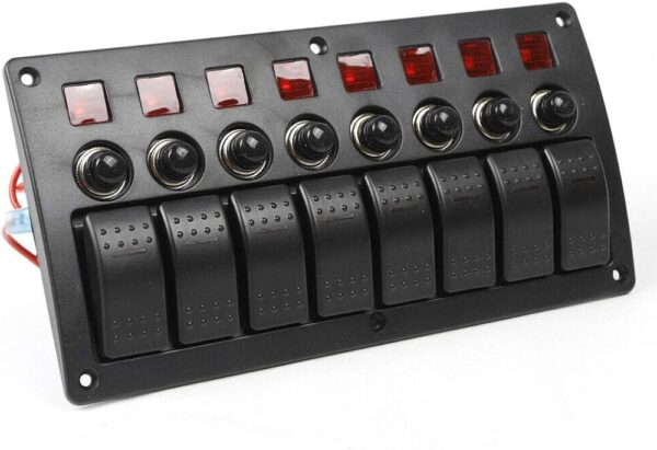 Switch Control led 8 interruptores