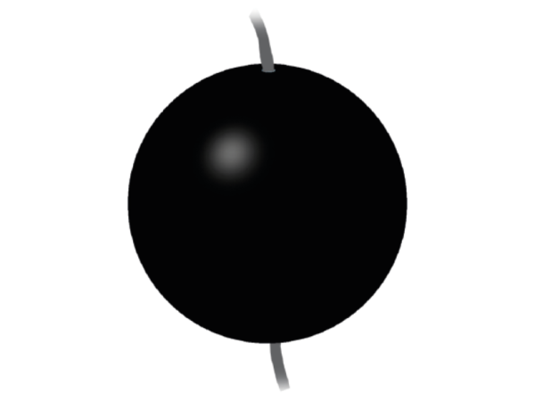 Señal Bola Negra 610mm