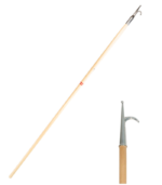 Bichero Madera Punta Metalica