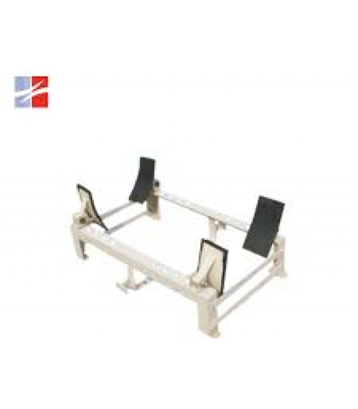 10170001-1 Calzo Metálico Single Plano con Soporte hdpe concavos - Imagen 1