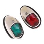 Set Luces LED de Navegación Rojo y Verde 12V (Caja Plastica Blanca) 12 mt