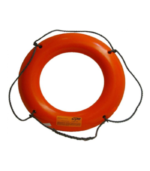 Aro Salvavidas 2,5 Kg con Rabiza naranja 30mts SOLAS con soporte metal - Imagen 3