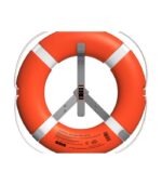 Aro Salvavidas 2,5 Kg con Rabiza naranja 30mts SOLAS con soporte metal - Imagen 2
