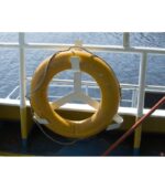 Soporte Aro Salvavidas Tres Puntas Acero Inoxidable - Imagen 3