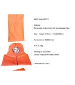 Ayuda Térmica Naranja SOLAS Sellada al Vacío - Imagen 4