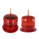 Baliza Solar Marina Luz Frec 30 x min 24 v  (Base Plástica - Luz Ambar)