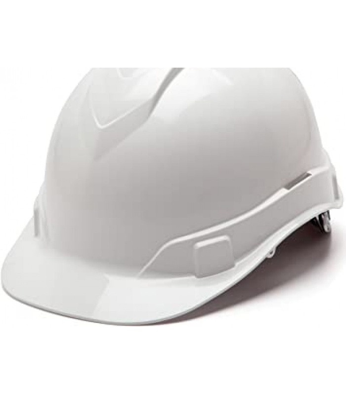 85000212 Casco Blanco con viscera delantera aireado mat: ABS - Imagen 1
