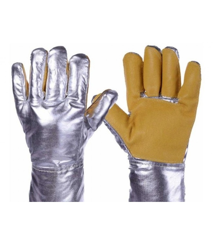 85000290 Guantes Resistentes al Calor (Par) Lamina de Alumbre Fibra de Aramida - Imagen 1