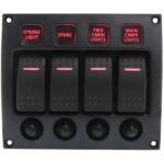 Switch Control led 4 interruptores. 5a + 10a + 15a DC 12/24